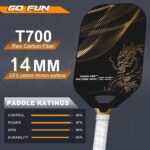 Vợt Pickleball T700 Dragon Black